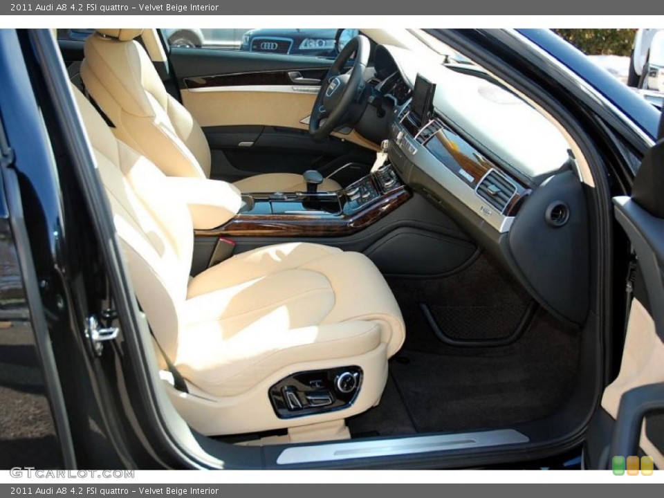 Velvet Beige Interior Photo for the 2011 Audi A8 4.2 FSI quattro #46100192