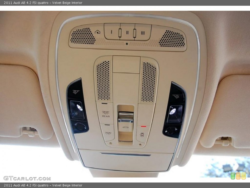 Velvet Beige Interior Controls for the 2011 Audi A8 4.2 FSI quattro #46100216