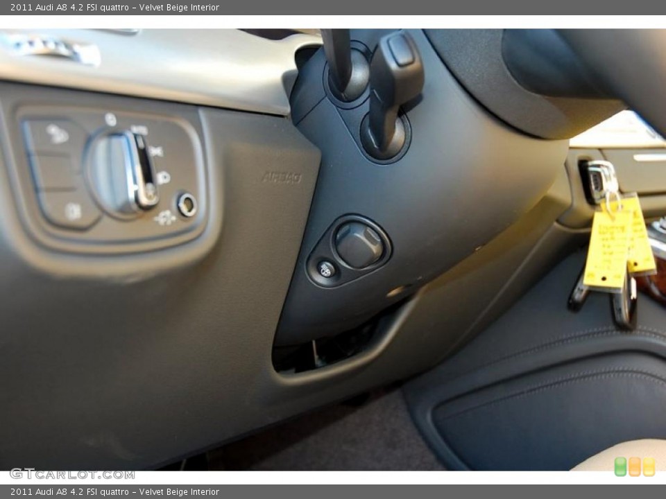 Velvet Beige Interior Controls for the 2011 Audi A8 4.2 FSI quattro #46100228