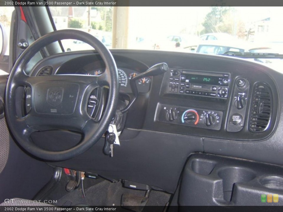 Dark Slate Gray Interior Dashboard for the 2002 Dodge Ram Van 3500 Passenger #46100426