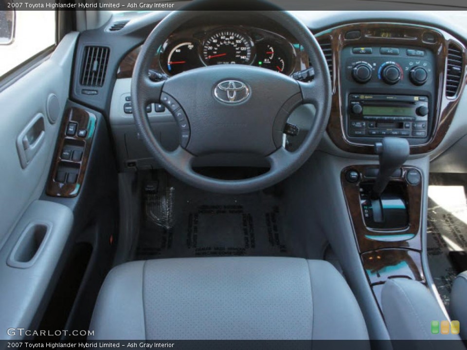 Ash Gray Interior Dashboard for the 2007 Toyota Highlander Hybrid Limited #46100825