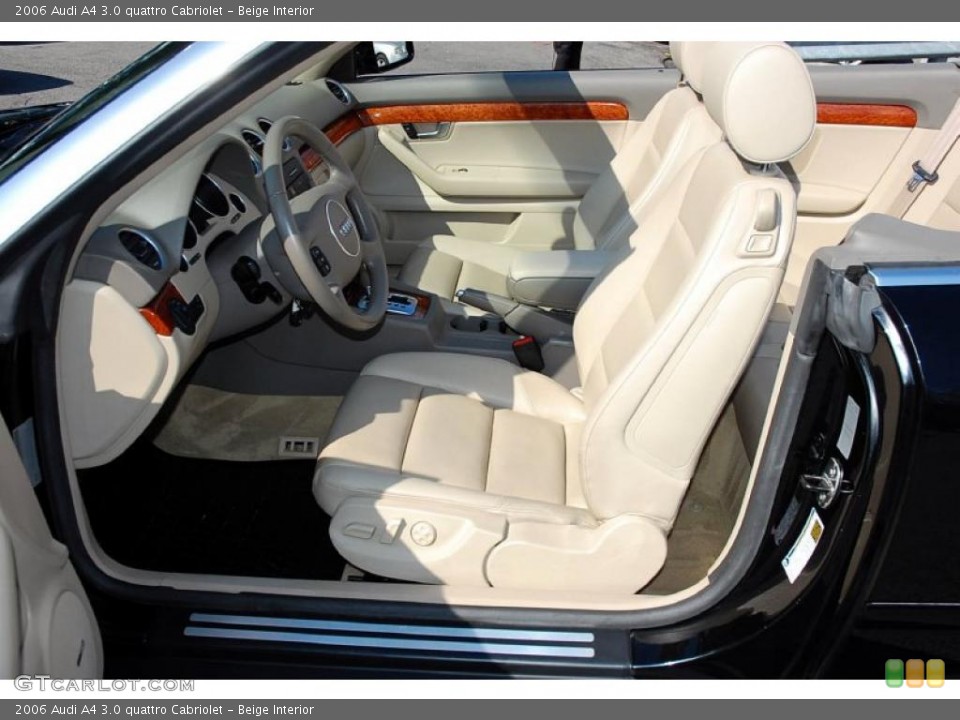 Beige Interior Photo for the 2006 Audi A4 3.0 quattro Cabriolet #46101671