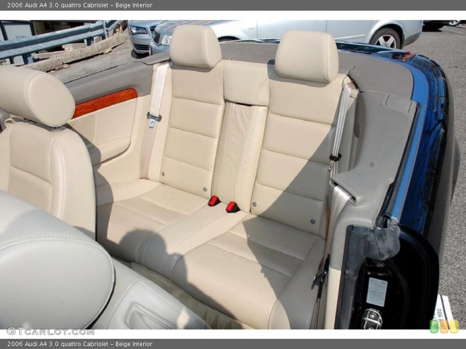Beige Interior Photo for the 2006 Audi A4 3.0 quattro Cabriolet #46101692