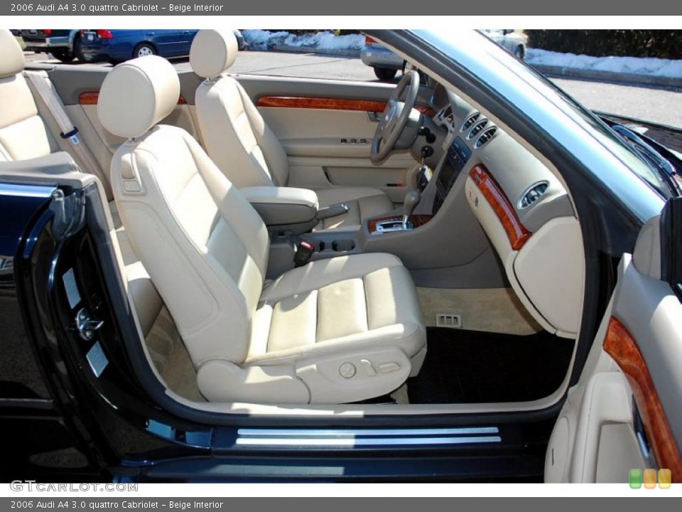 Beige Interior Photo for the 2006 Audi A4 3.0 quattro Cabriolet #46101704