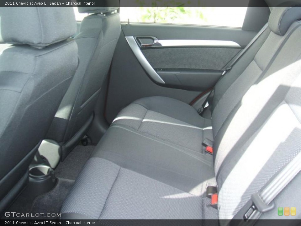 Charcoal Interior Photo for the 2011 Chevrolet Aveo LT Sedan #46103669