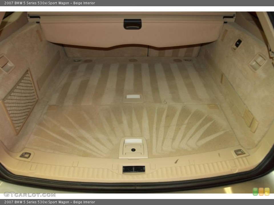 Beige Interior Trunk for the 2007 BMW 5 Series 530xi Sport Wagon #46105172