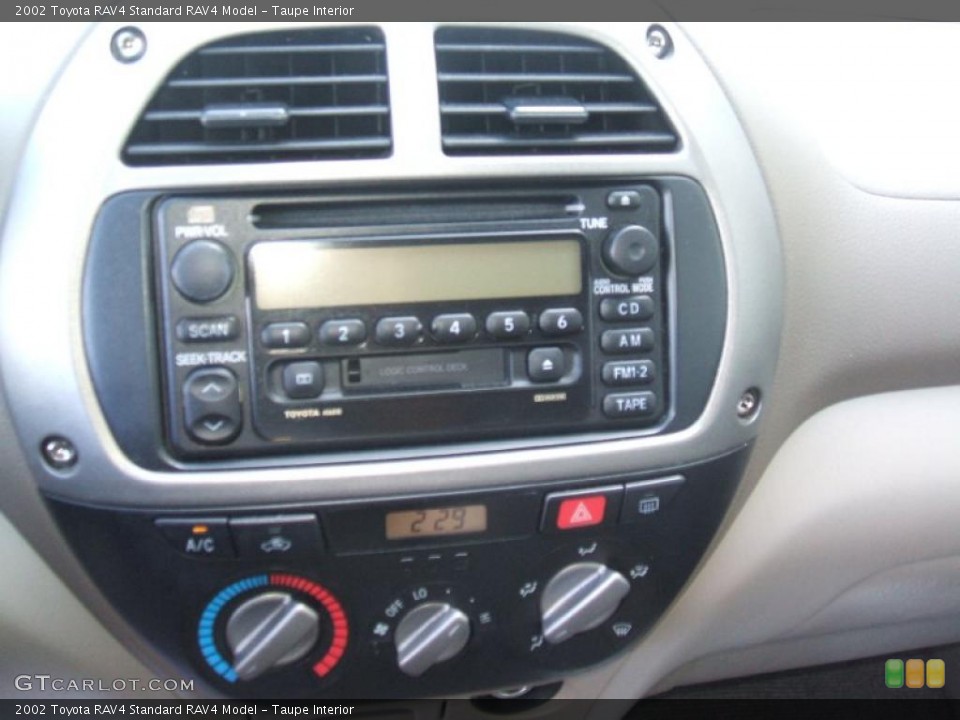 Taupe Interior Controls for the 2002 Toyota RAV4  #46105295