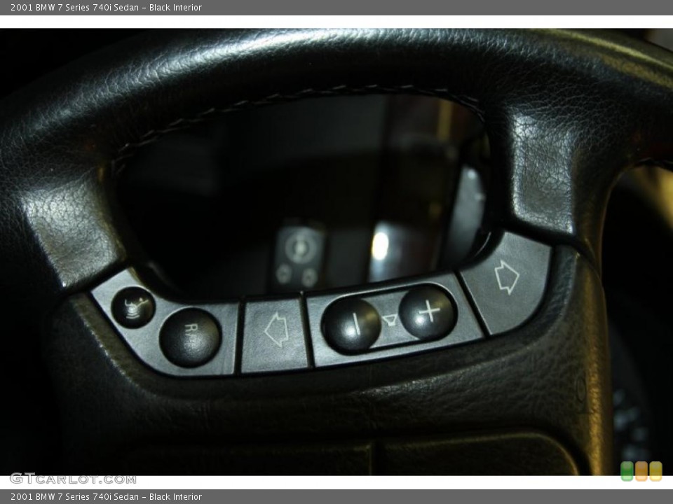 Black Interior Controls for the 2001 BMW 7 Series 740i Sedan #46106768