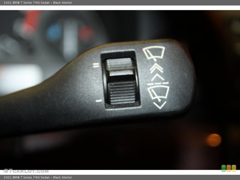 Black Interior Controls for the 2001 BMW 7 Series 740i Sedan #46106786