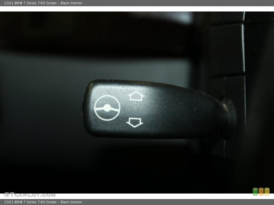 Black Interior Controls for the 2001 BMW 7 Series 740i Sedan #46106807