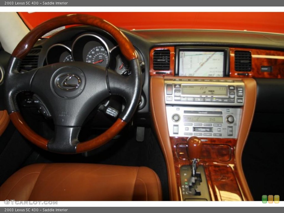 Saddle Interior Dashboard for the 2003 Lexus SC 430 #46107296