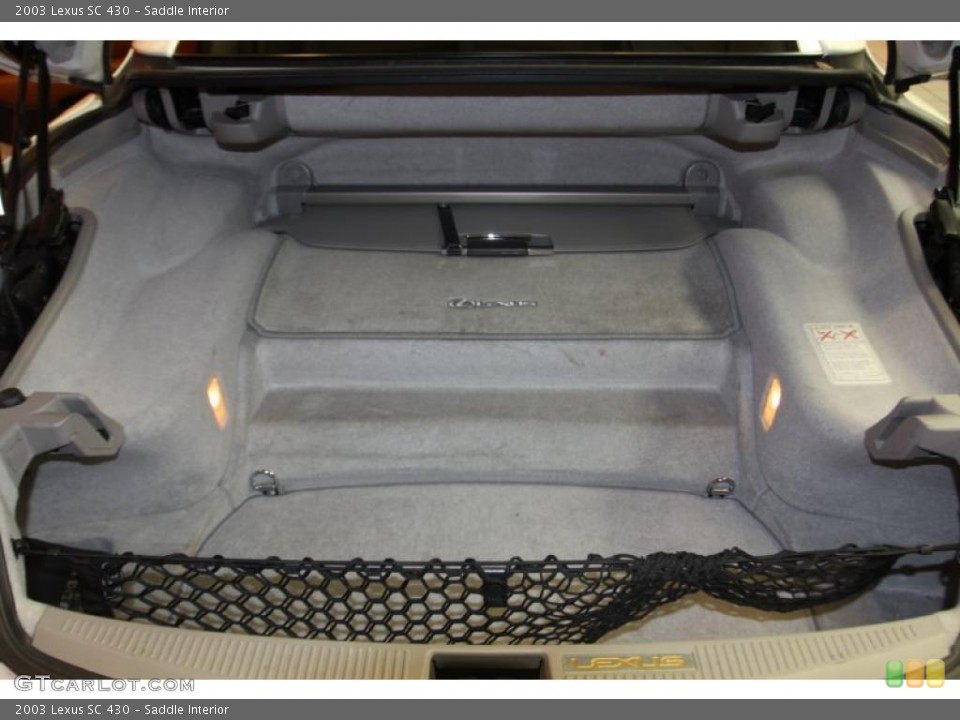 Saddle Interior Trunk for the 2003 Lexus SC 430 #46107368