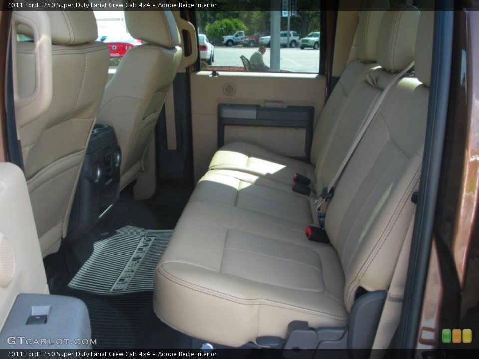 Adobe Beige Interior Photo for the 2011 Ford F250 Super Duty Lariat Crew Cab 4x4 #46107429