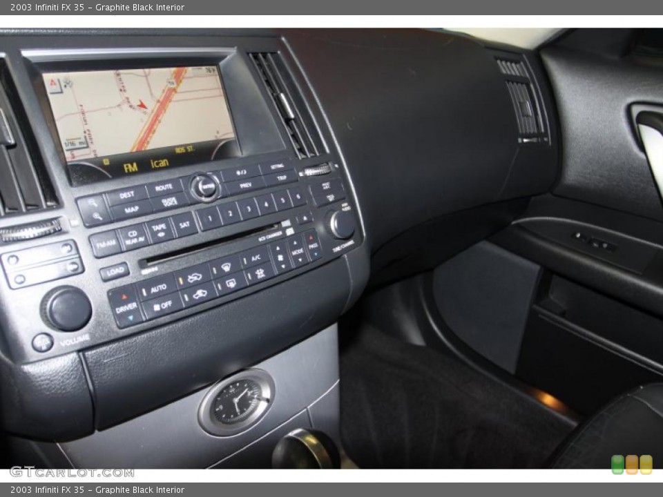 Graphite Black Interior Controls for the 2003 Infiniti FX 35 #46107734