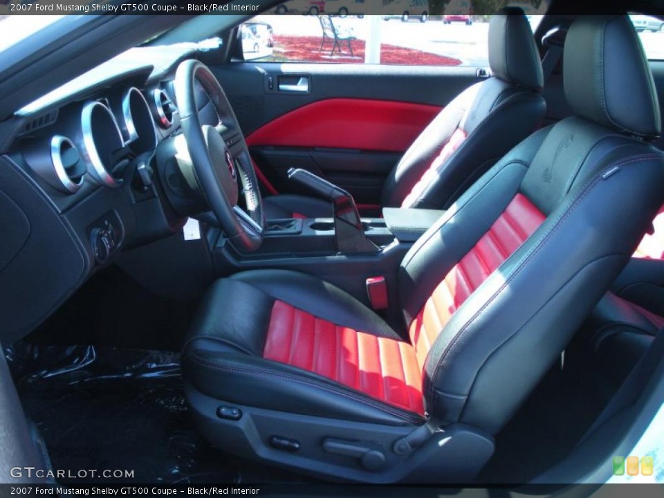 Black/Red Interior Photo for the 2007 Ford Mustang Shelby GT500 Coupe #46108100