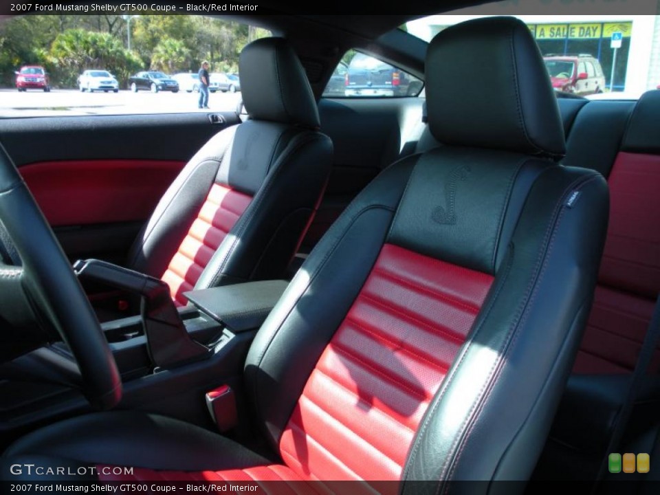 Black/Red Interior Photo for the 2007 Ford Mustang Shelby GT500 Coupe #46108106