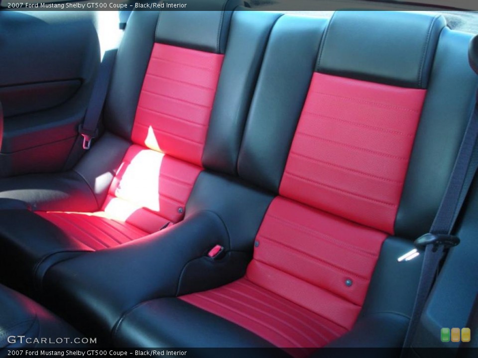 Black/Red Interior Photo for the 2007 Ford Mustang Shelby GT500 Coupe #46108112