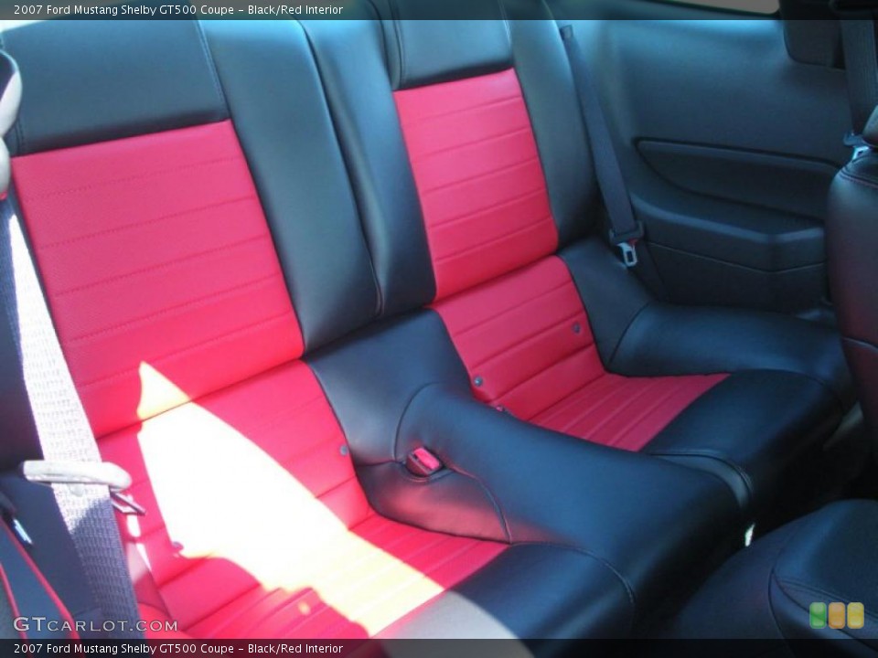 Black/Red Interior Photo for the 2007 Ford Mustang Shelby GT500 Coupe #46108130