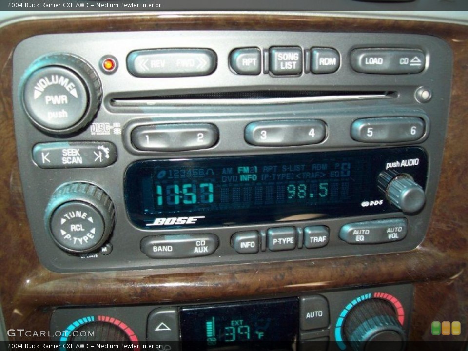Medium Pewter Interior Controls for the 2004 Buick Rainier CXL AWD #46108898