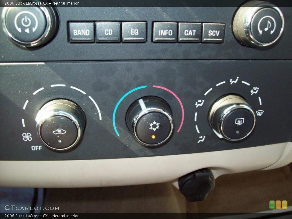 Neutral Interior Controls for the 2006 Buick LaCrosse CX #46109045