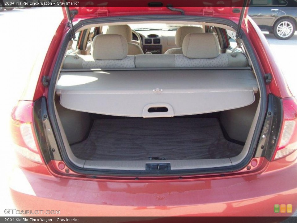 Gray Interior Trunk for the 2004 Kia Rio Cinco Wagon #46109129