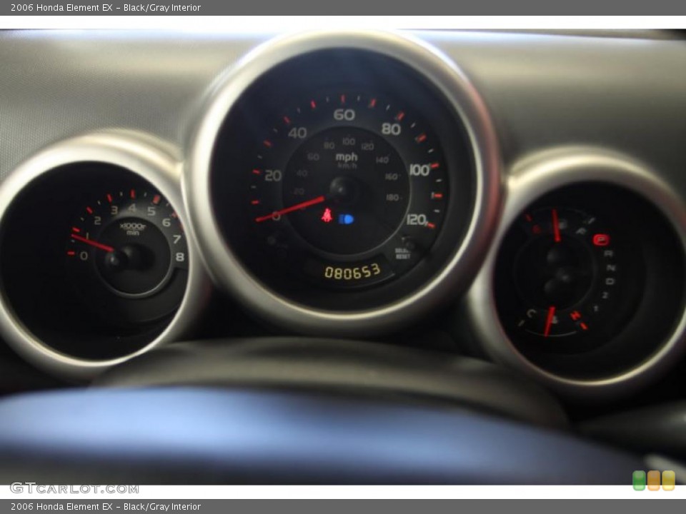 Black/Gray Interior Gauges for the 2006 Honda Element EX #46110314