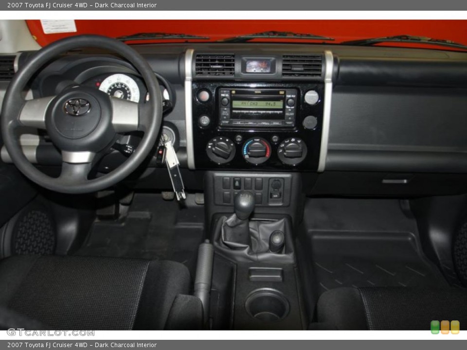 Dark Charcoal Interior Dashboard for the 2007 Toyota FJ Cruiser 4WD #46110356