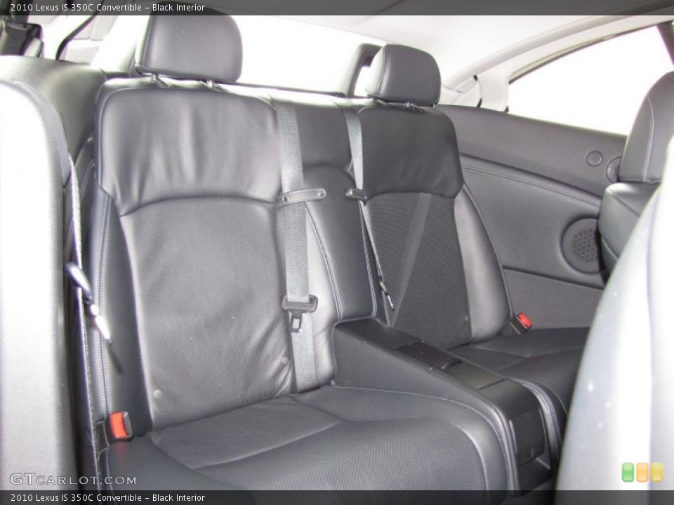 Black Interior Photo for the 2010 Lexus IS 350C Convertible #46113086