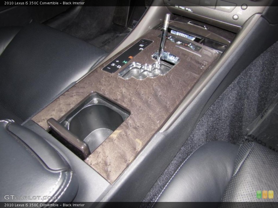 Black Interior Transmission for the 2010 Lexus IS 350C Convertible #46113128