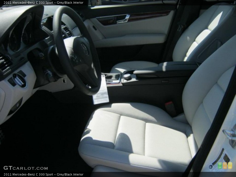 Grey/Black Interior Photo for the 2011 Mercedes-Benz C 300 Sport #46113593