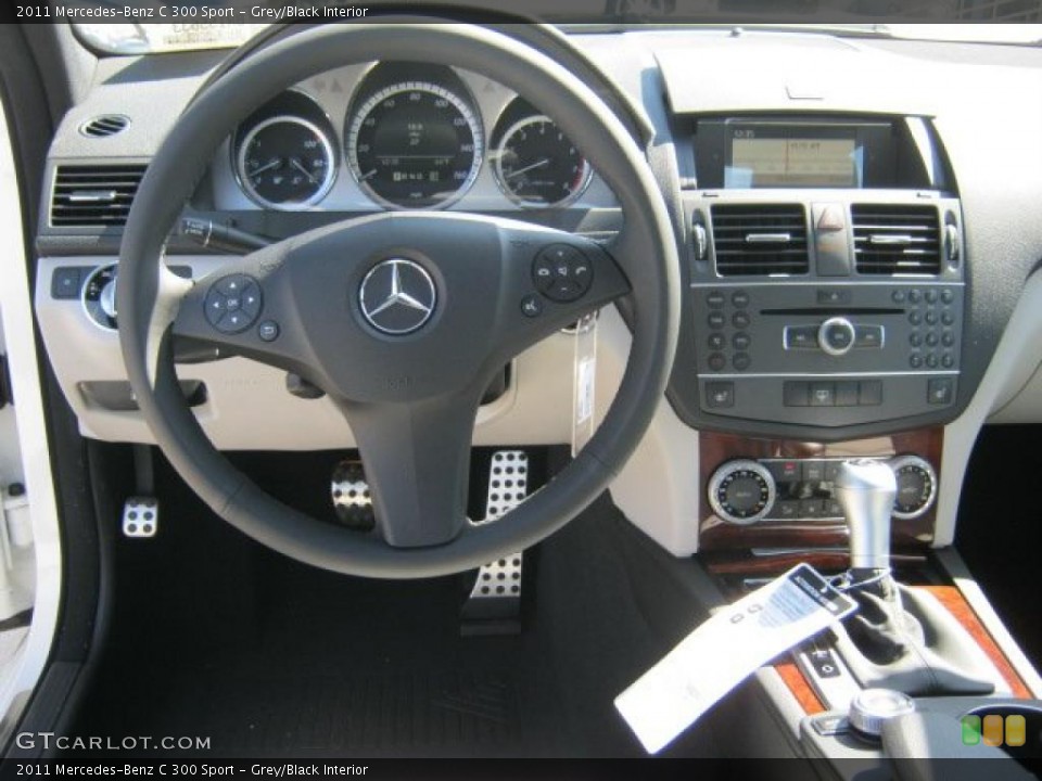 Grey/Black Interior Controls for the 2011 Mercedes-Benz C 300 Sport #46113605