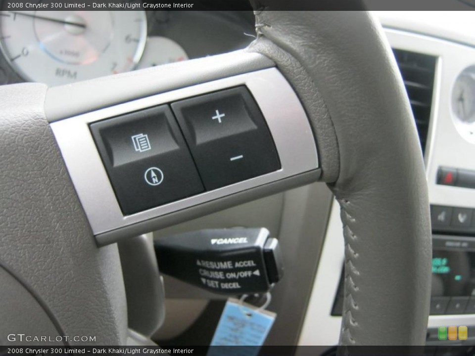 Dark Khaki/Light Graystone Interior Controls for the 2008 Chrysler 300 Limited #46114877