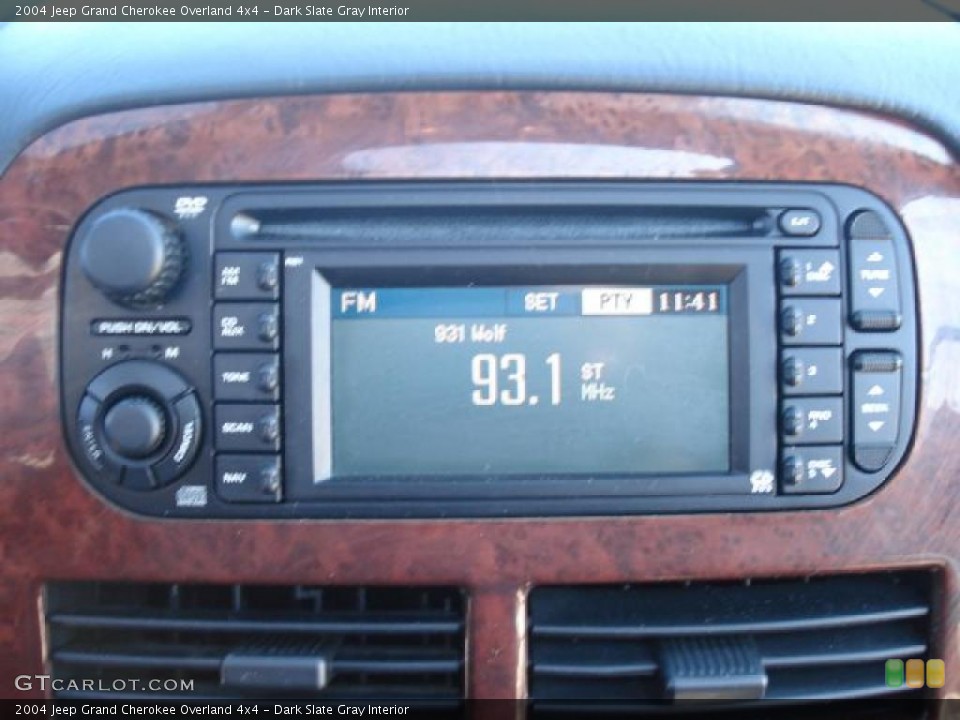 Dark Slate Gray Interior Controls for the 2004 Jeep Grand Cherokee Overland 4x4 #46115324