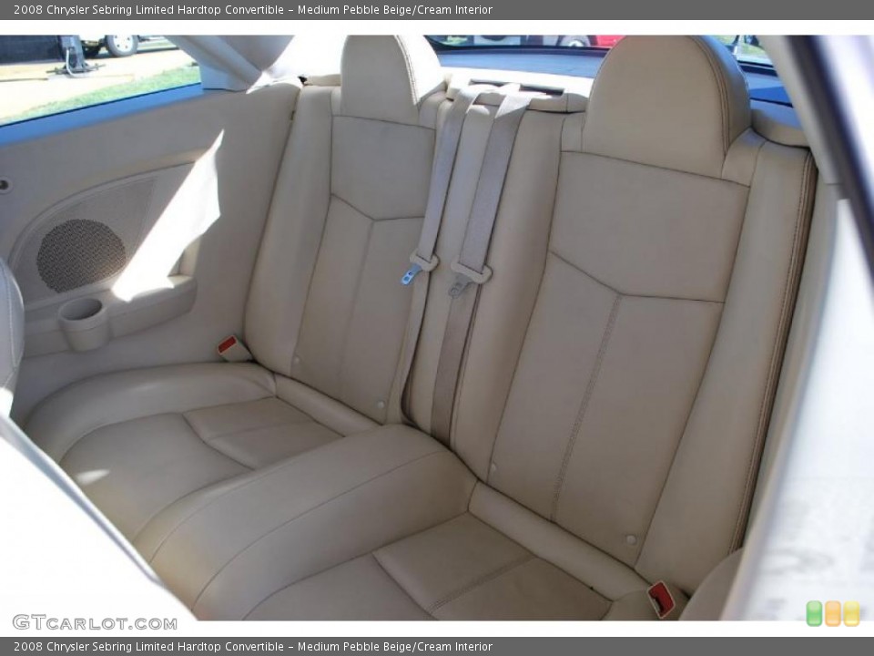 Medium Pebble Beige/Cream Interior Photo for the 2008 Chrysler Sebring Limited Hardtop Convertible #46115891