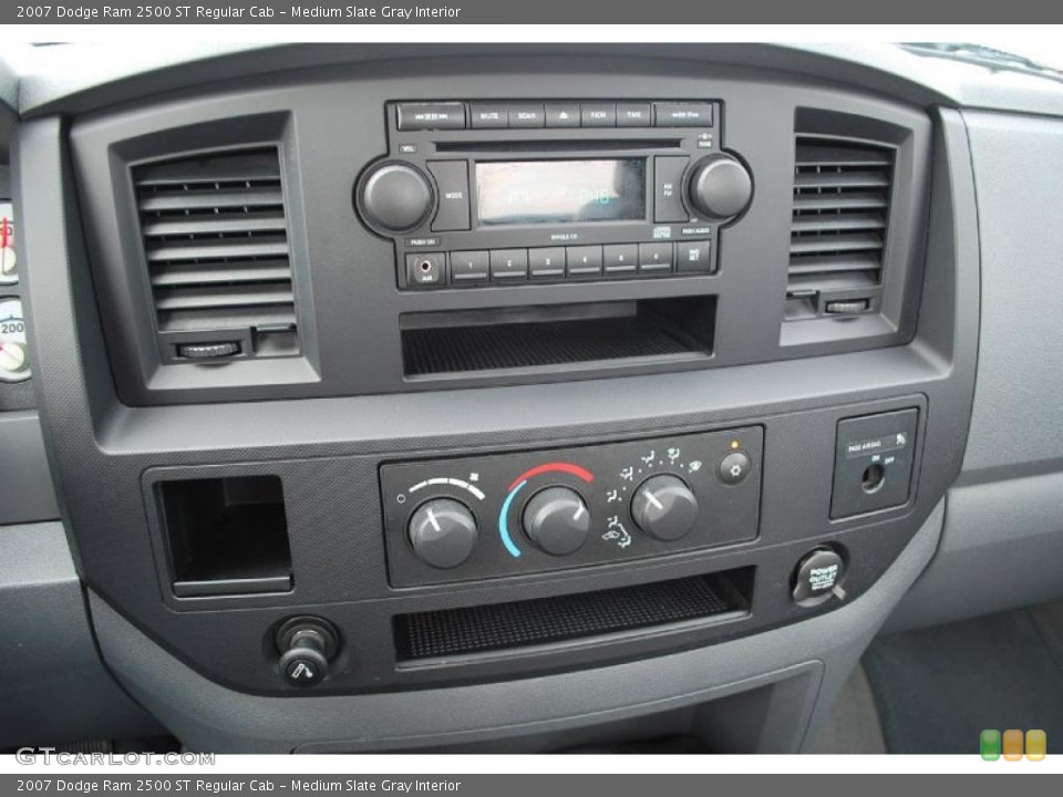 Medium Slate Gray Interior Controls for the 2007 Dodge Ram 2500 ST Regular Cab #46116329