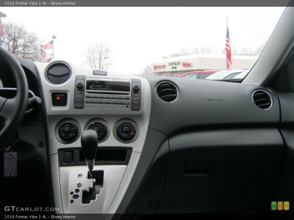 Ebony Interior Dashboard for the 2010 Pontiac Vibe 2.4L #46117031