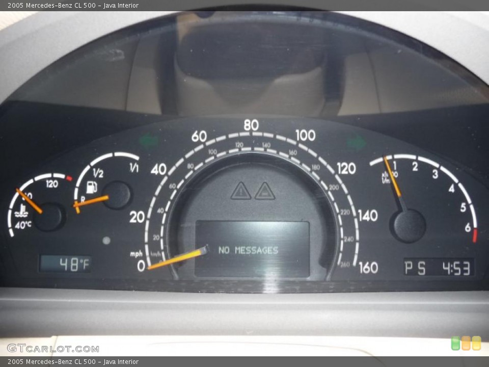 Java Interior Gauges for the 2005 Mercedes-Benz CL 500 #46118477