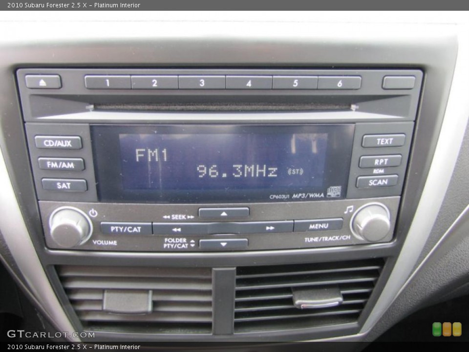 Platinum Interior Controls for the 2010 Subaru Forester 2.5 X #46118993