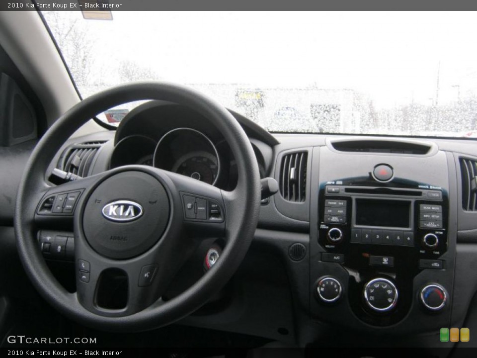 Black Interior Dashboard for the 2010 Kia Forte Koup EX #46119032