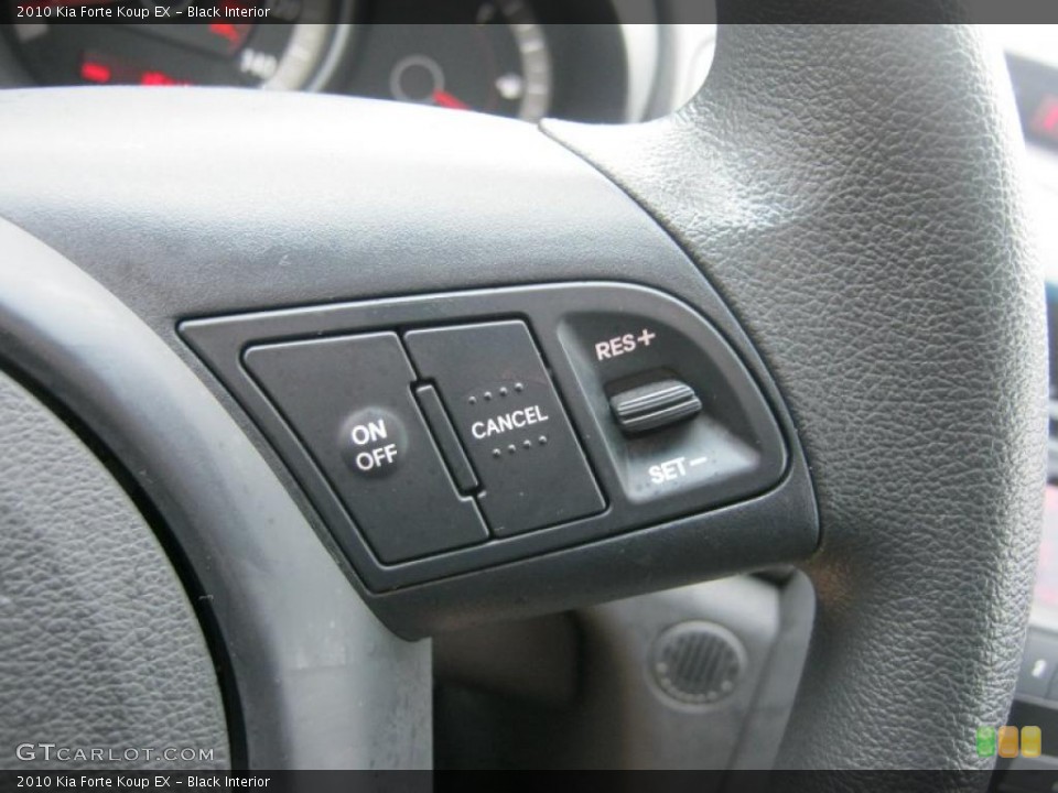 Black Interior Controls for the 2010 Kia Forte Koup EX #46119074