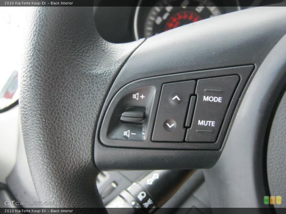 Black Interior Controls for the 2010 Kia Forte Koup EX #46119479