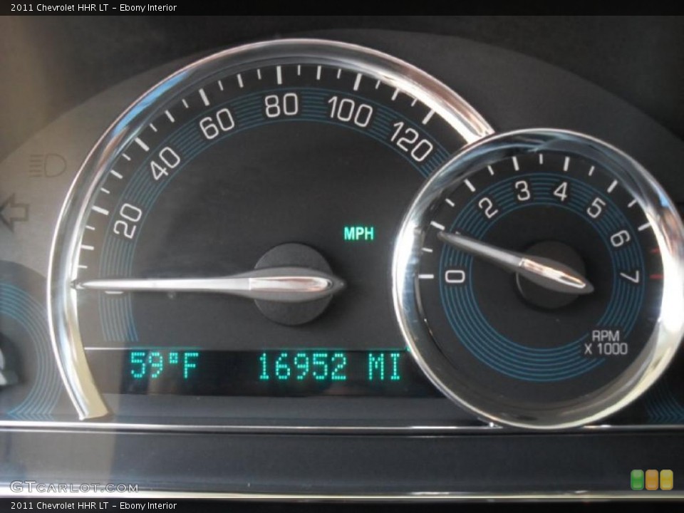 Ebony Interior Gauges for the 2011 Chevrolet HHR LT #46119965