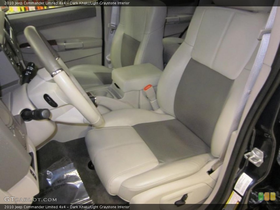 Dark Khaki/Light Graystone Interior Photo for the 2010 Jeep Commander Limited 4x4 #46121121