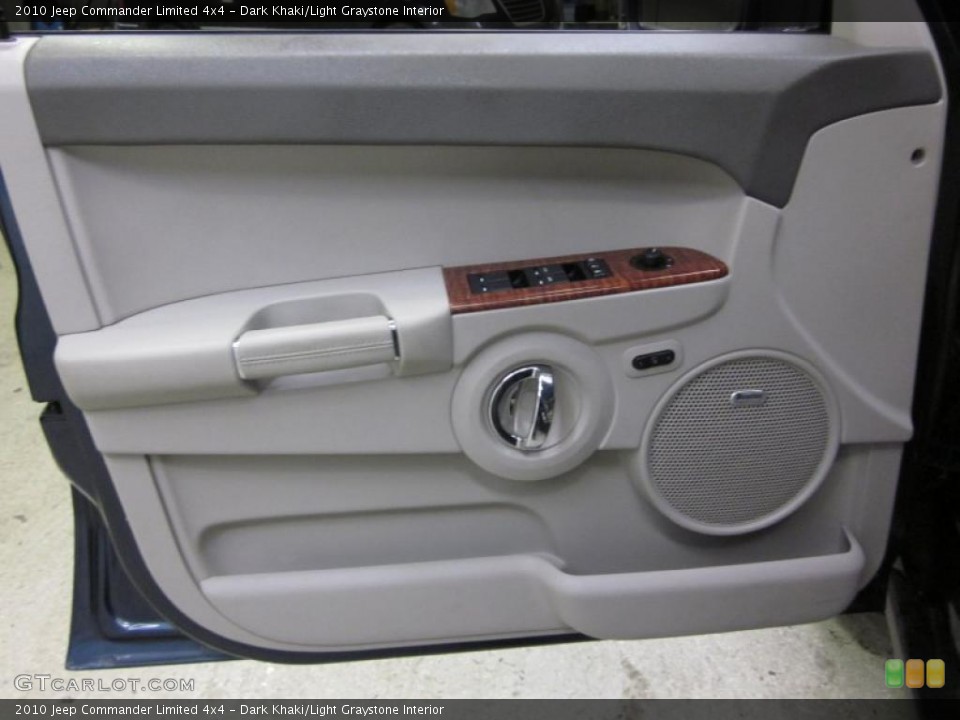 Dark Khaki/Light Graystone Interior Door Panel for the 2010 Jeep Commander Limited 4x4 #46121274