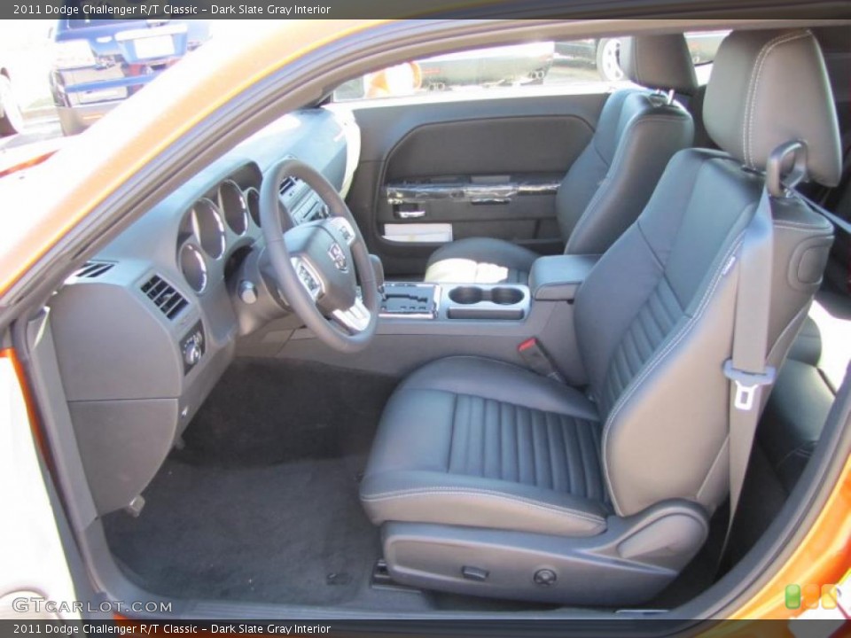 Dark Slate Gray Interior Photo for the 2011 Dodge Challenger R/T Classic #46121355