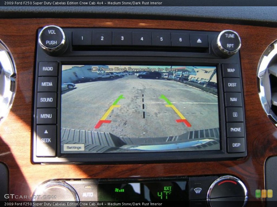 Medium Stone/Dark Rust Interior Controls for the 2009 Ford F250 Super Duty Cabelas Edition Crew Cab 4x4 #46123035