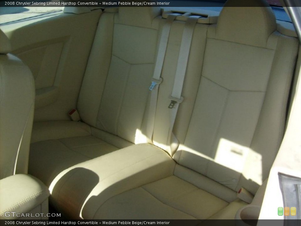 Medium Pebble Beige/Cream Interior Photo for the 2008 Chrysler Sebring Limited Hardtop Convertible #46123368