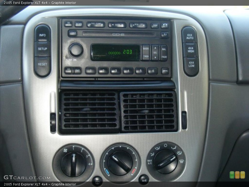 Graphite Interior Controls for the 2005 Ford Explorer XLT 4x4 #46123695