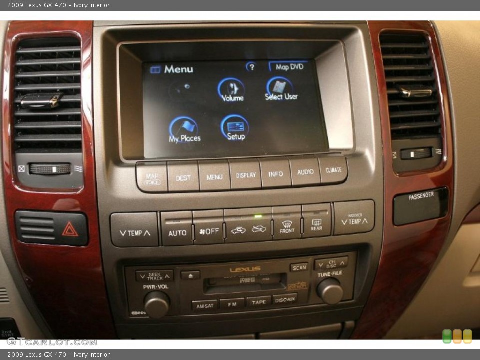 Ivory Interior Controls for the 2009 Lexus GX 470 #46127328