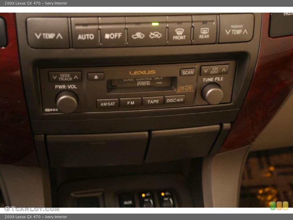 Ivory Interior Controls for the 2009 Lexus GX 470 #46127399